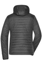 James&Nicholson Leichte Wendejacke mit DuPont™ Sorona® Wattierung, Black/Silver (Solid) S, JN1091 – Bild 4