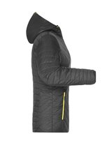 James&Nicholson Leichte Wendejacke mit DuPont™ Sorona® Wattierung, Black/Silver (Solid) S, JN1091 – Bild 6