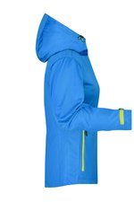 James&Nicholson Softshell-Jacke mit TPU-Membran für Damen, Aqua/Acid Yellow S, JN1097 – Bild 5