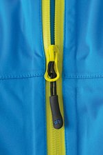 James&Nicholson Ultraleichte Softshell-Jacke mit Kapuze, Aqua/Acid Yellow S, JN1098 – Bild 6