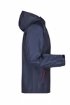 James&Nicholson Rain Jacket with Adjustable Hood for Men, Spring Green/Navy S, JN1118 – image 6