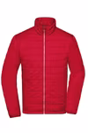 James&Nicholson Wattierte Steppjacke mit Kinnschutz, Red L, JN1120 – Bild 3