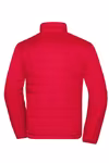 James&Nicholson Wattierte Steppjacke mit Kinnschutz, Red L, JN1120 – Bild 4