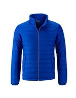 James&Nicholson Wattierte Steppjacke mit Kinnschutz, Black S, JN1120 – Reale