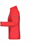 James&Nicholson Zip-Off Softshell Jacke Navy für Damen, Black/Red S, JN1121 – Bild 5