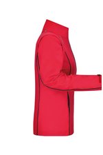 James&Nicholson Zip-Off Softshell Jacke Navy für Damen, Black/Red S, JN1121 – Bild 6