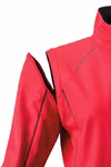 James&Nicholson Zip-Off Softshell Jacke Navy für Damen, Black/Red S, JN1121 – Bild 7