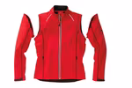 James&Nicholson Zip-Off Softshell Jacke Navy für Damen, Black/Red S, JN1121 – Bild 8