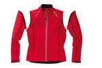 James&Nicholson 2-in-1 Herren Softshell-Jacke mit Ärmeln, Black/Red S, JN1122 – Bild 7