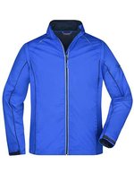 James&Nicholson 2-in-1 Herren Softshell-Jacke mit Ärmeln, Black/Red S, JN1122 – Nautic Blue/Navy