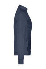 James&Nicholson Hybrid Sweat-Jacke taillierter Schnitt für Damen, Black S, JN1123 – Bild 5