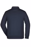 James&Nicholson Hybrid Sweat Jacket with Padding, Navy L, JN1124 – image 3