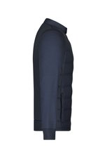 James&Nicholson Hybrid Sweat-Jacke mit Wattierung, Black M, JN1124 – Bild 5