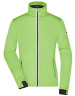 James&Nicholson Softshelljacke mit TPU-Membran für Damen, Black/Light Red S, JN1125 – Bright Green/Black