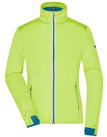 James&Nicholson Softshelljacke mit TPU-Membran für Damen, Black/Light Red S, JN1125 – Bright Yellow/Bright Blue