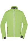 James&Nicholson Sporty Softshell Jacket with TPU Membrane, Black/Light Red S, JN1126 – image 3