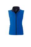 James&Nicholson Softshell Weste mit Microfleece für Damen, Navy/Navy L, JN1127 – Bild 3
