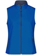 James&Nicholson Softshell Weste mit Microfleece für Damen, Black/Black S, JN1127 – Nautic Bleu/Marine
