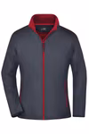 James&Nicholson Giacca Softshell con Microfleece da Donna, Navy/Navy S, JN1129 – immagine 3