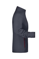 James&Nicholson Softshell Jacke mit Microfleece für Damen, Black/Black S, JN1129 – Bild 6