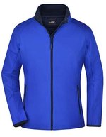 James&Nicholson Softshell Jacke mit Microfleece für Damen, Black/Black S, JN1129 – Nautic Blue/Navy