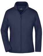 James&Nicholson Softshell Jacke mit Microfleece für Damen, Black/Black S, JN1129 – Navy/Navy