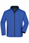 James&Nicholson Softshell Jacket with Fleece Lining for Men, Black/Black S, JN1130 – image 3