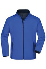 James&Nicholson Softshell-Jacke mit Fleece-Futter für Herren, Black/Black S, JN1130 – Bild 3