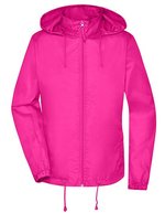 James&Nicholson Promo Jacke mit Kapuze für Damen – Bright Pink
