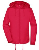 James&Nicholson Promo Jacke mit Kapuze für Damen, Bright Pink XL, JN1131 – Light Red