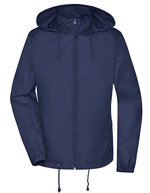 James&Nicholson Promo Jacke mit Kapuze für Damen, Bright Pink XL, JN1131 – Navy