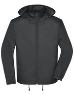 James&Nicholson Promo Jacke mit Kapuze für Herren, Black S, JN1132 – Bild 2