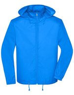 James&Nicholson Promo Jacke mit Kapuze für Herren, Black S, JN1132 – Bleu vif