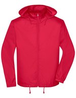 James&Nicholson Promo Jacke mit Kapuze für Herren, Black S, JN1132 – Rouge clair
