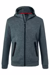 James&Nicholson Hooded Jacket con Tasca a Marsupio e Elastan, Dark Melange S, JN1144 – immagine 2