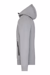 James&Nicholson Hooded Jacket con Tasca a Marsupio e Elastan, Dark Melange S, JN1144 – immagine 5