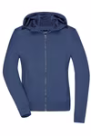 James&Nicholson Softshell Jacket with Hood for Women, Black/Black XS, JN1145 – image 3