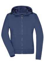 James&Nicholson Softshelljacke mit Kapuze für Damen, Black/Black XS, JN1145 – Bild 3