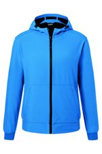 James&Nicholson Softshelljacke mit Kapuze, Slim-fit für Herren, Black/Black S, JN1146 – Bild 1