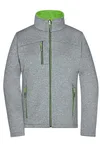 James&Nicholson Softshell Jacke mit Fleece-Innenseite für Damen, Dark Melange/Black XS, JN1147 – Bild 3