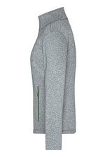 James&Nicholson Softshell Jacke mit Fleece-Innenseite für Damen, Dark Melange/Black XS, JN1147 – Bild 5