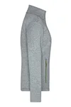 James&Nicholson Softshell Jacke mit Fleece-Innenseite für Damen, Dark Melange/Black XS, JN1147 – Bild 6
