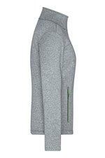 James&Nicholson Softshell Jacke mit Fleece-Innenseite für Damen, Dark Melange/Black XS, JN1147 – Bild 6