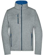 James&Nicholson Softshell Jacke mit Fleece-Innenseite für Damen, Dark Melange/Black XS, JN1147 – Dark Melange/Royal