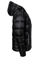 James&Nicholson Daunenjacke mit Kapuze und Reißverschluss für Damen, Black/Silver (Solid) XS, JN1151 – Bild 6