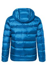 James&Nicholson Daunenjacke mit Kapuze und Steppung für Herren, Black/Silver (Solid) S, JN1152 – Bild 4