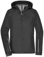 James&Nicholson 3-in-1-Jacke mit Fleece-Innenjacke für Damen, Black/Black XS, JN1153 – Bild 1