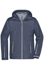 James&Nicholson 3-in-1-Jacke mit Fleece-Innenjacke für Herren, Black/Black S, JN1154 – Bild 3