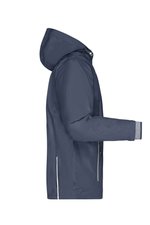 James&Nicholson 3-in-1-Jacke mit Fleece-Innenjacke für Herren, Black/Black S, JN1154 – Bild 6