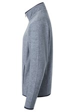 James&Nicholson 3-in-1-Jacke mit Fleece-Innenjacke für Herren, Black/Black S, JN1154 – Bild 9